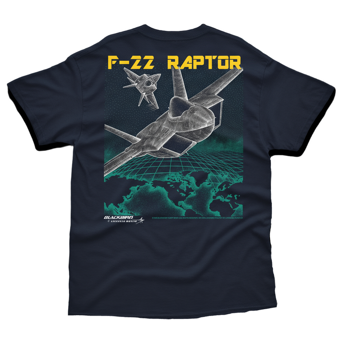F-22 THE LOCKHEED RAPTOR YOUTH TEE