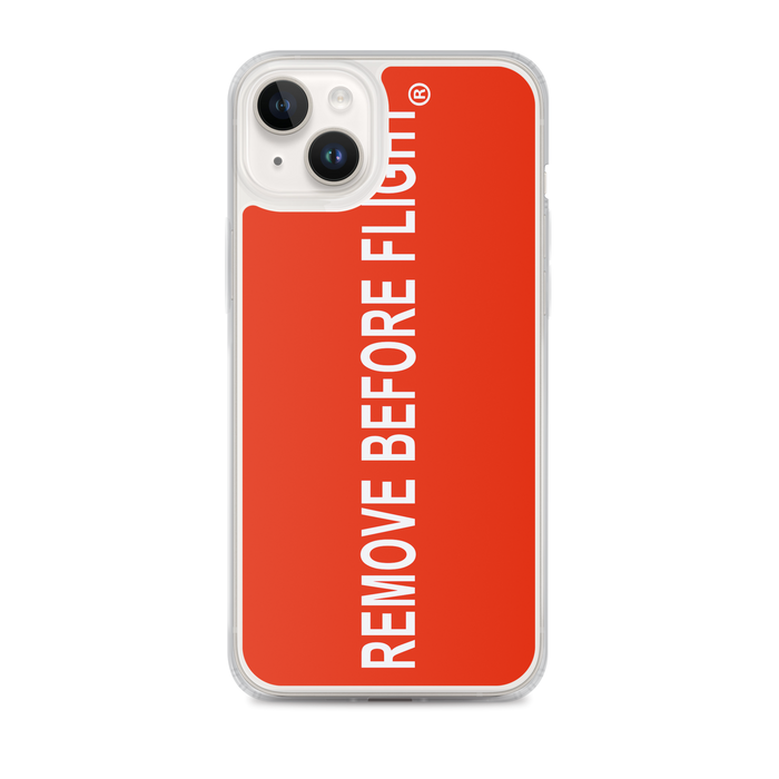 Remove Before Flight iPhone Case