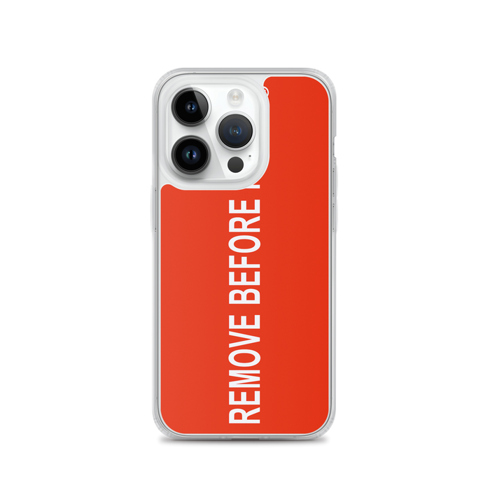 Remove Before Flight iPhone Case