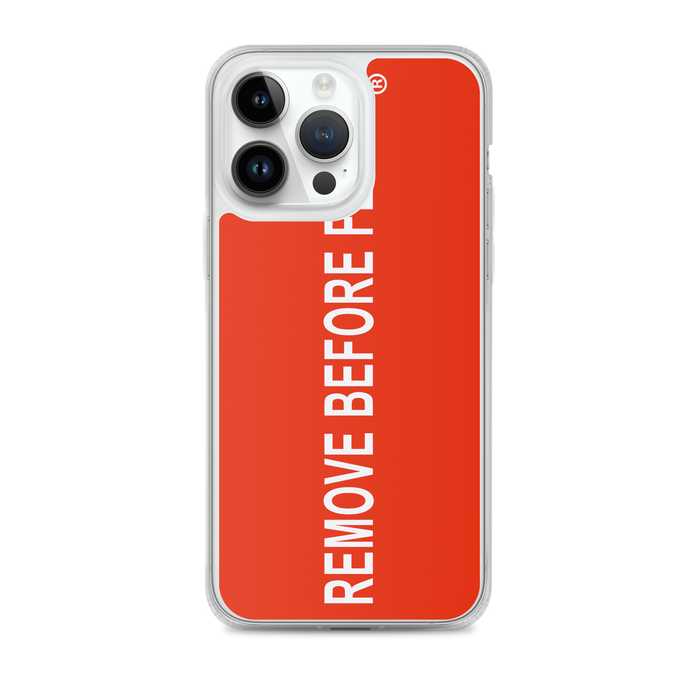 Remove Before Flight iPhone Case
