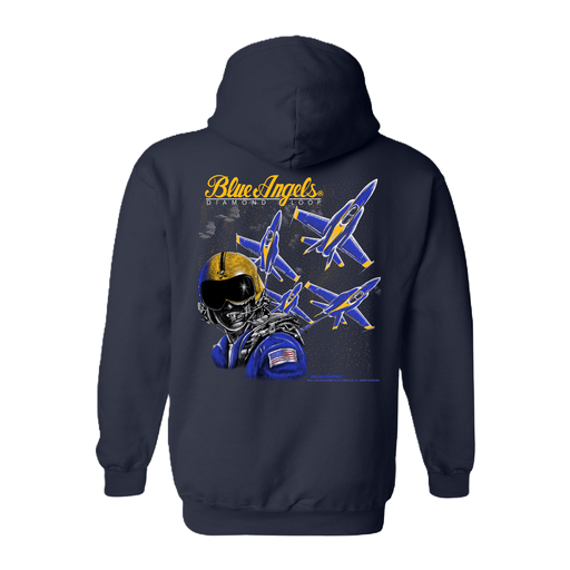 BLUE ANGELS HELMET HEAD II - HOODIE