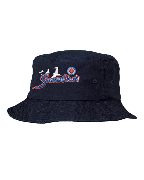 Canadian Snowbirds Script Bucket Hat