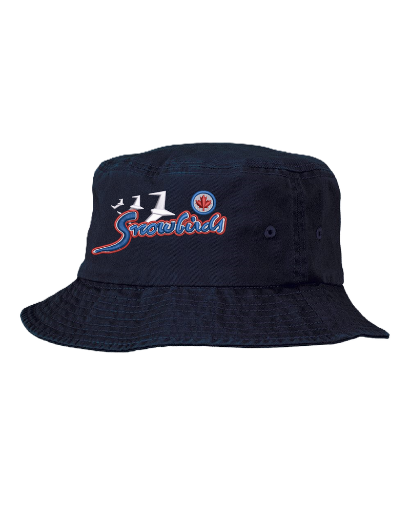 Canadian Snowbirds Script Bucket Hat