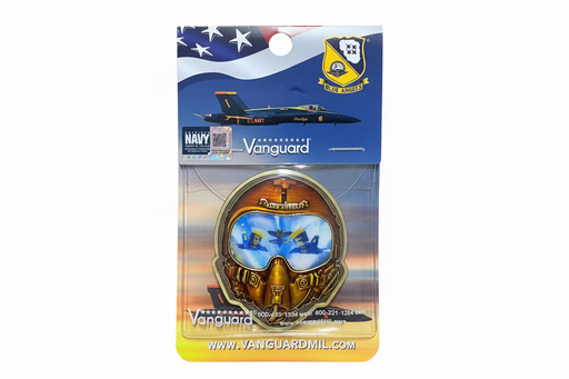 BLUE ANGELS HELMET HEAD CHALLENGE COIN