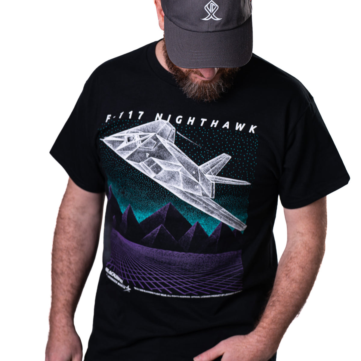 STEALTH FIGHTER F-117 giant2枚タグTシャツ
