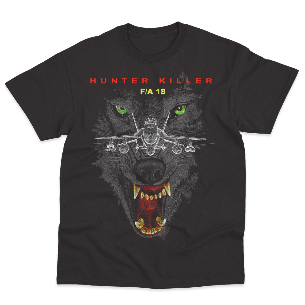 F-18 HUNTER KILLER YOUTH TEE (FRONT WOLF GRAPHIC)