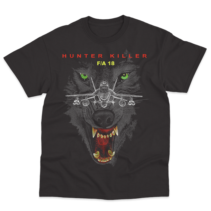 F-18 HUNTER KILLER YOUTH TEE (FRONT WOLF GRAPHIC)