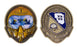 BLUE ANGELS HELMET HEAD CHALLENGE COIN
