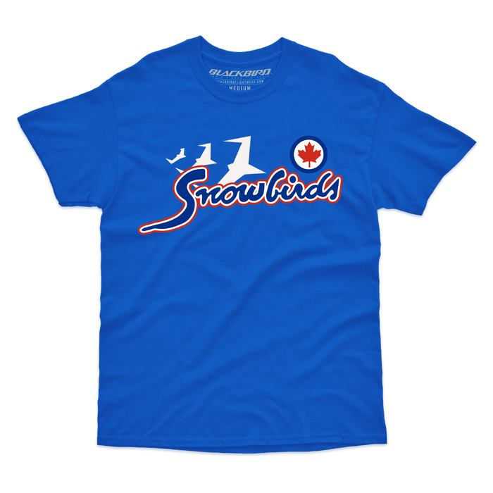 Canadian Snowbirds Script Tee