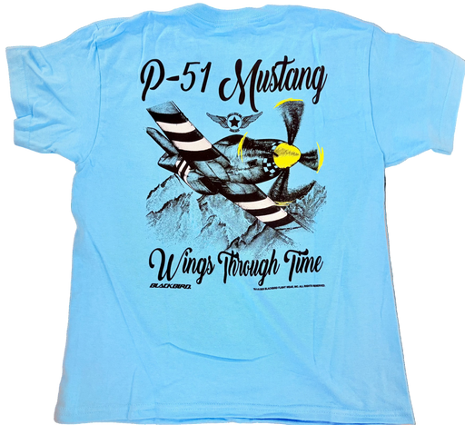 P-51 MUSTANG WINGS THROUGH TIME YOUTH TEE