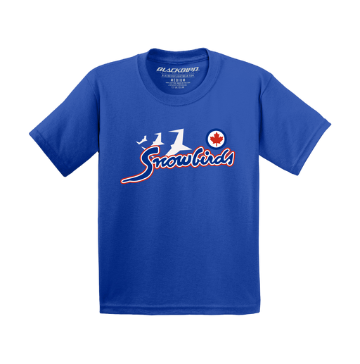 Canadian Snowbirds Script Youth Tee