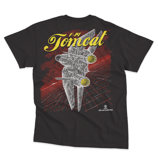 F-14 TOMCAT PILOT BLACK TEE